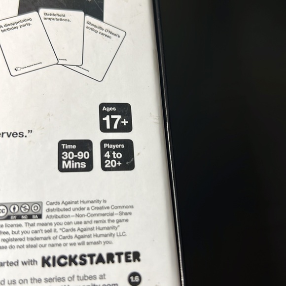 Cards against Humanity a Party Game for Horrible People (Main Game) - Picture 5 of 6